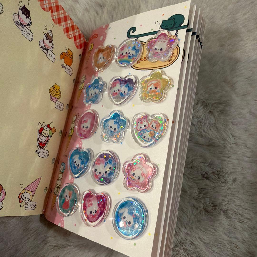 ボンボンドロップシール おはじきシール　タイルシール【完成品】