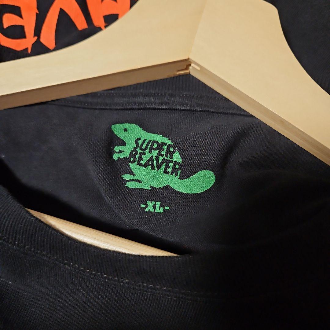 値下✕ 美品 XL SUPER BEAVER 超海狸 ロンＴ ブラック