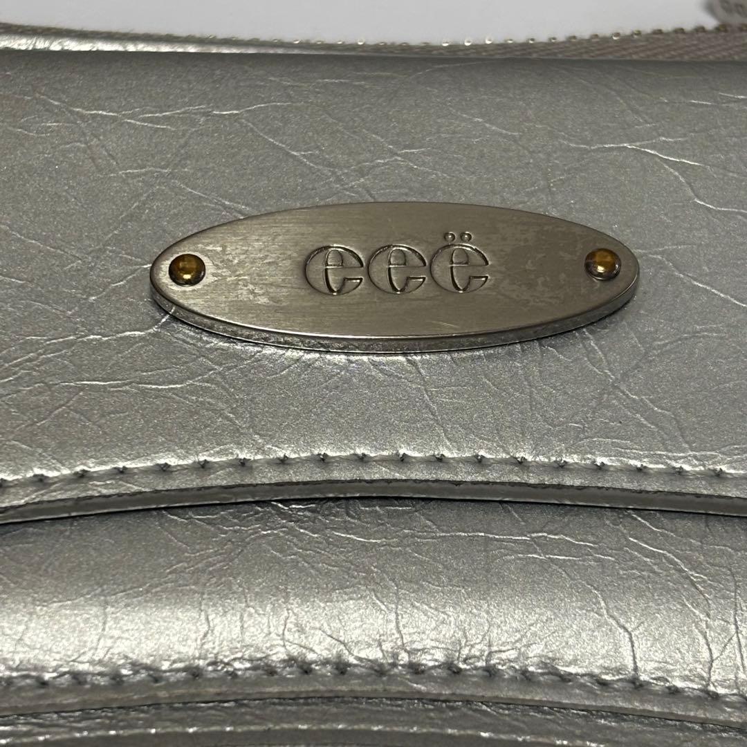 eee イイエ 財布 韓国ブランド ウォレット シルバー