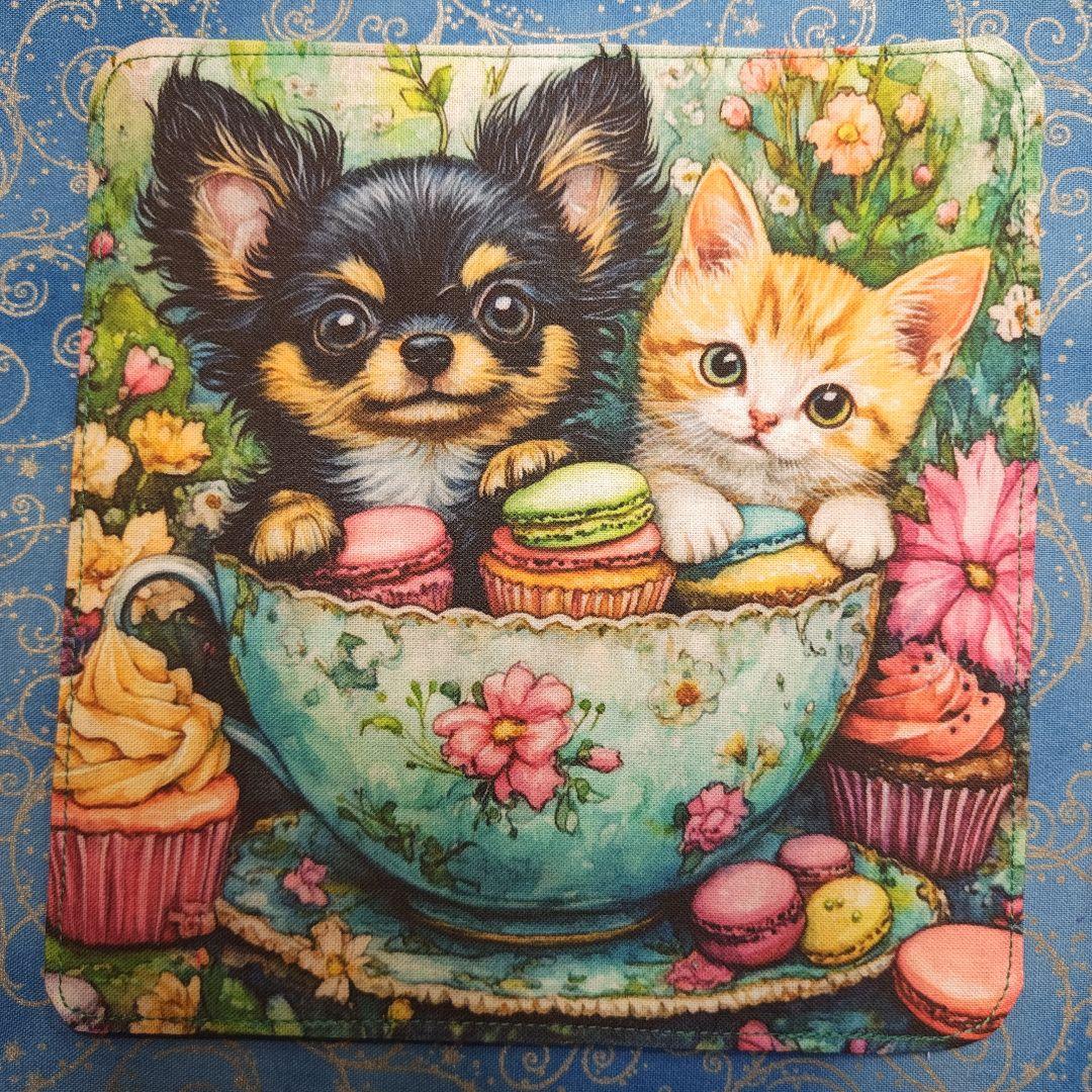 ななちゃん　ハンカチ　チワワちゃん柄　16枚+1枚