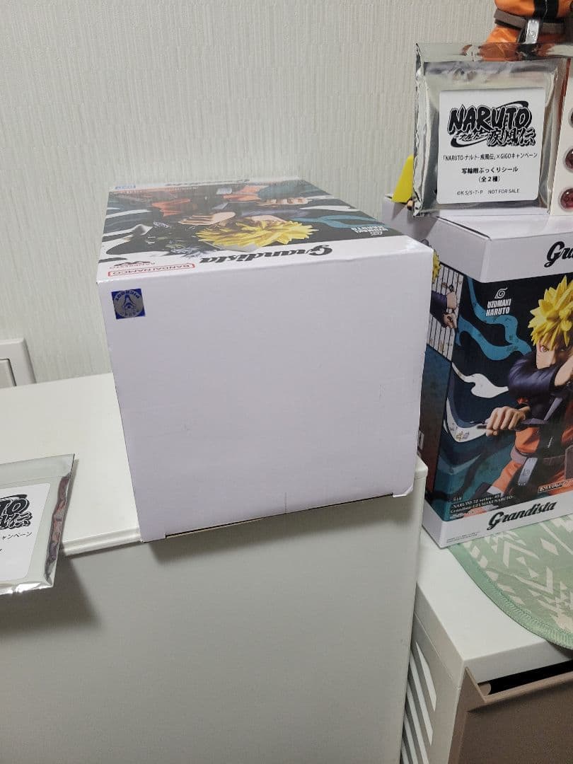 Grandistaナルト疾風伝フィギュア 約24cm&車輪眼ぷっくりシール