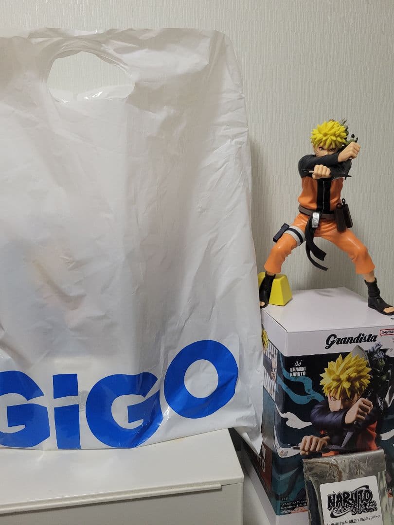 Grandistaナルト疾風伝フィギュア 約24cm&車輪眼ぷっくりシール