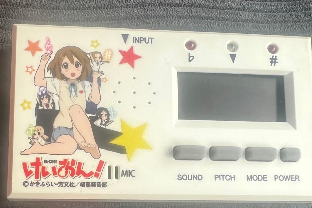 [希少]けいおん! 5th記念エレキギター　ケース付き　　おまけチューナー
