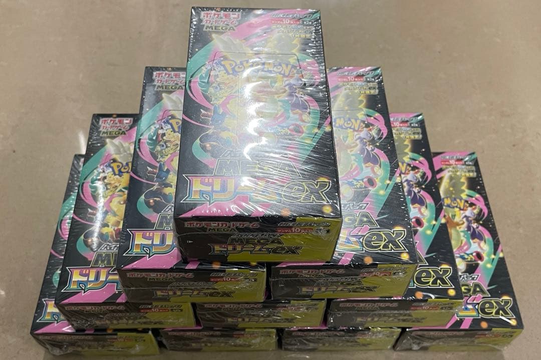 ポケモンカードゲームMEGA ドリームex【シュリンク付き】新品未開封10BOX