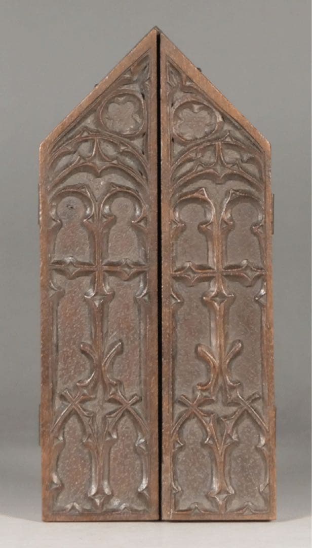 陶板画　聖母子像　三連祭壇画　トリプティーク　キリスト教美術