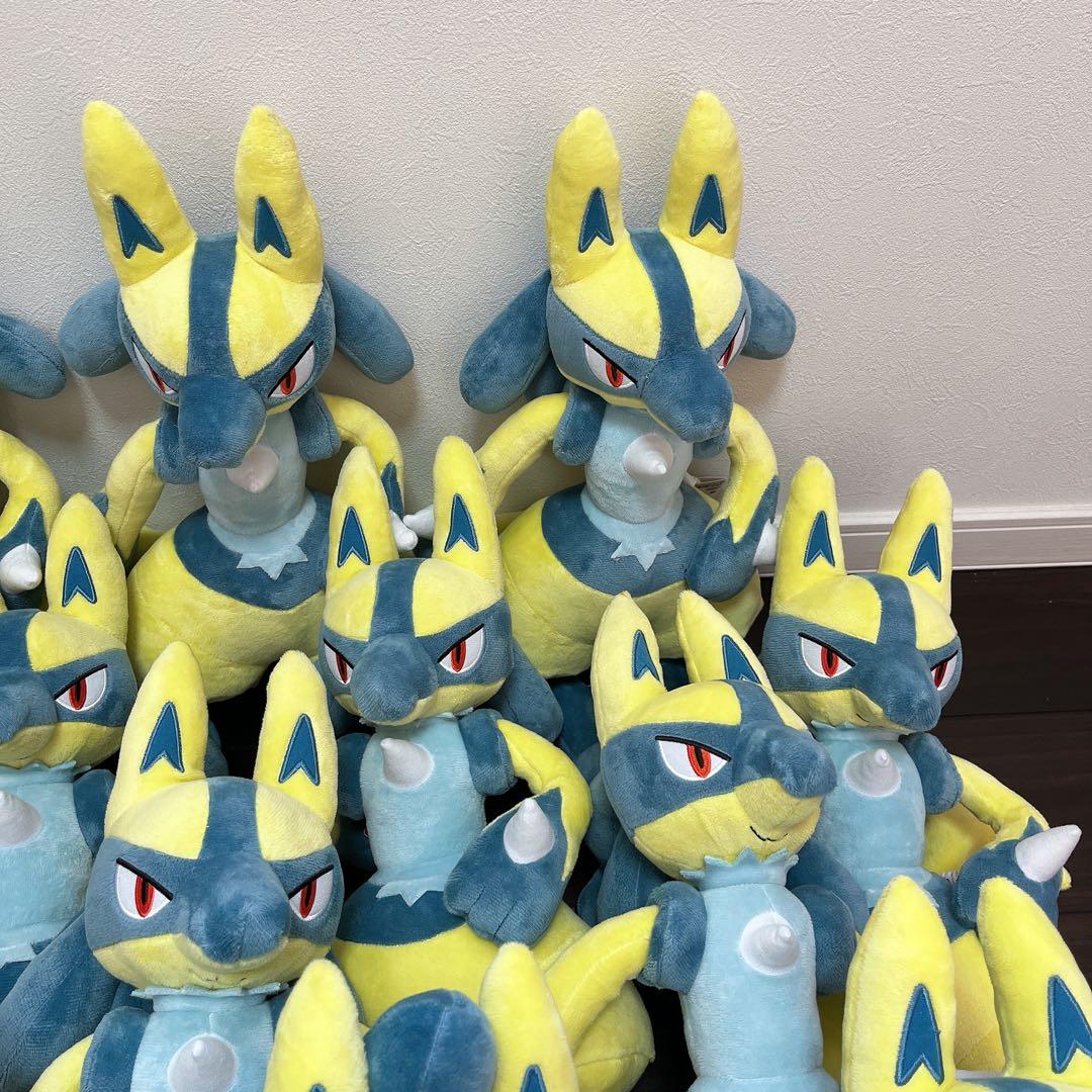 新品タグ付き　ポケモン　めちゃもふぐっとぬいぐるみ 黄色いルカリオ　14体