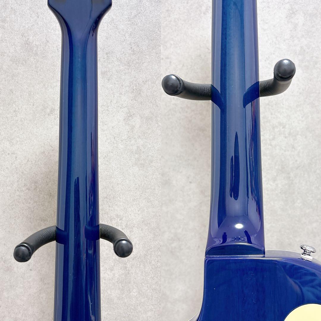 グラスルーツ ESP レスポール フレイムメイプル 虎杢目 青 ブルー ギター