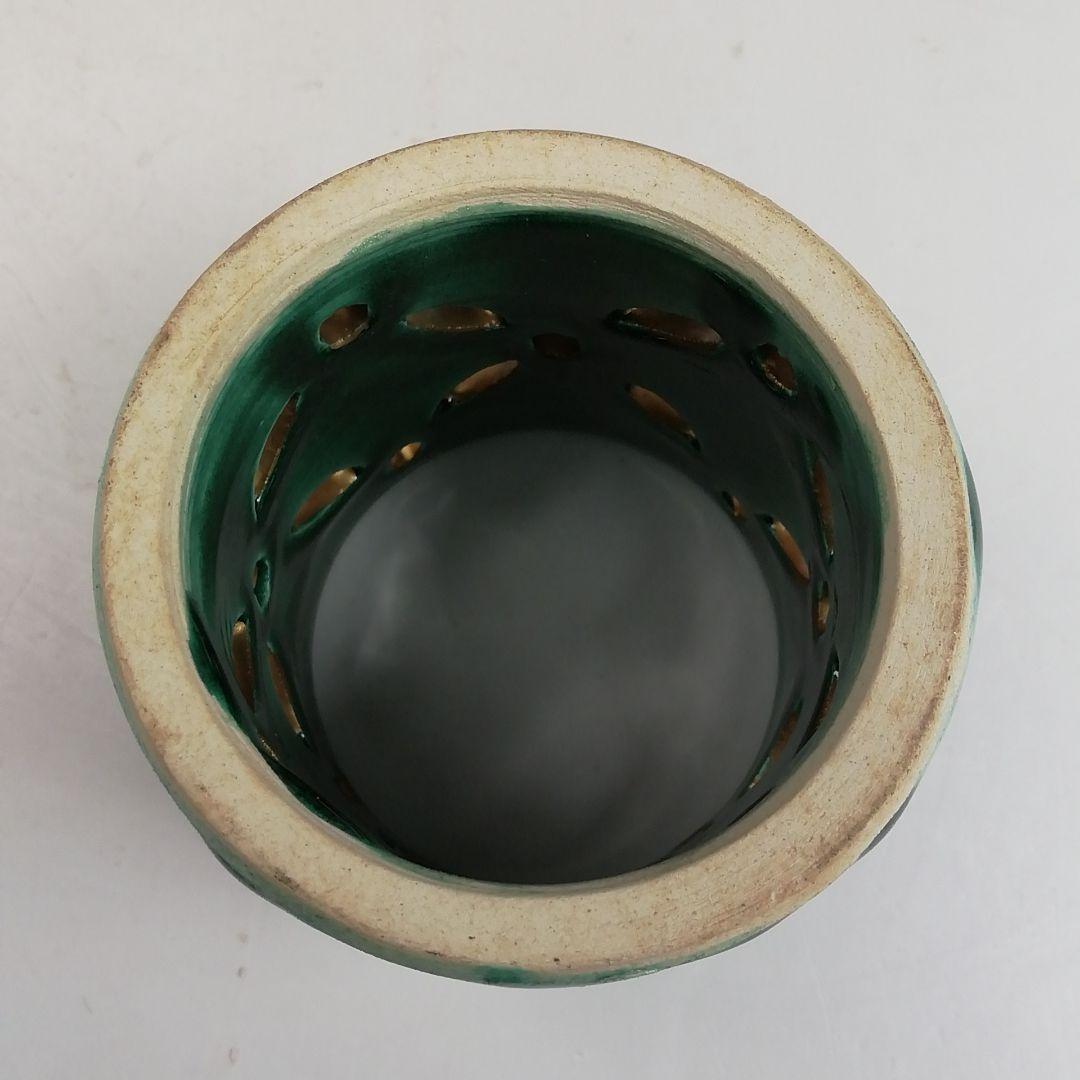 Ｔ８９５　蓋置　『七宝透　蓋置』『加賀瑞山 造』　共箱　茶道具