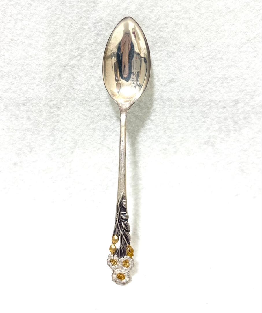 【シルバー950 3本】和光 カトラリー バターナイフ スプーン 希少