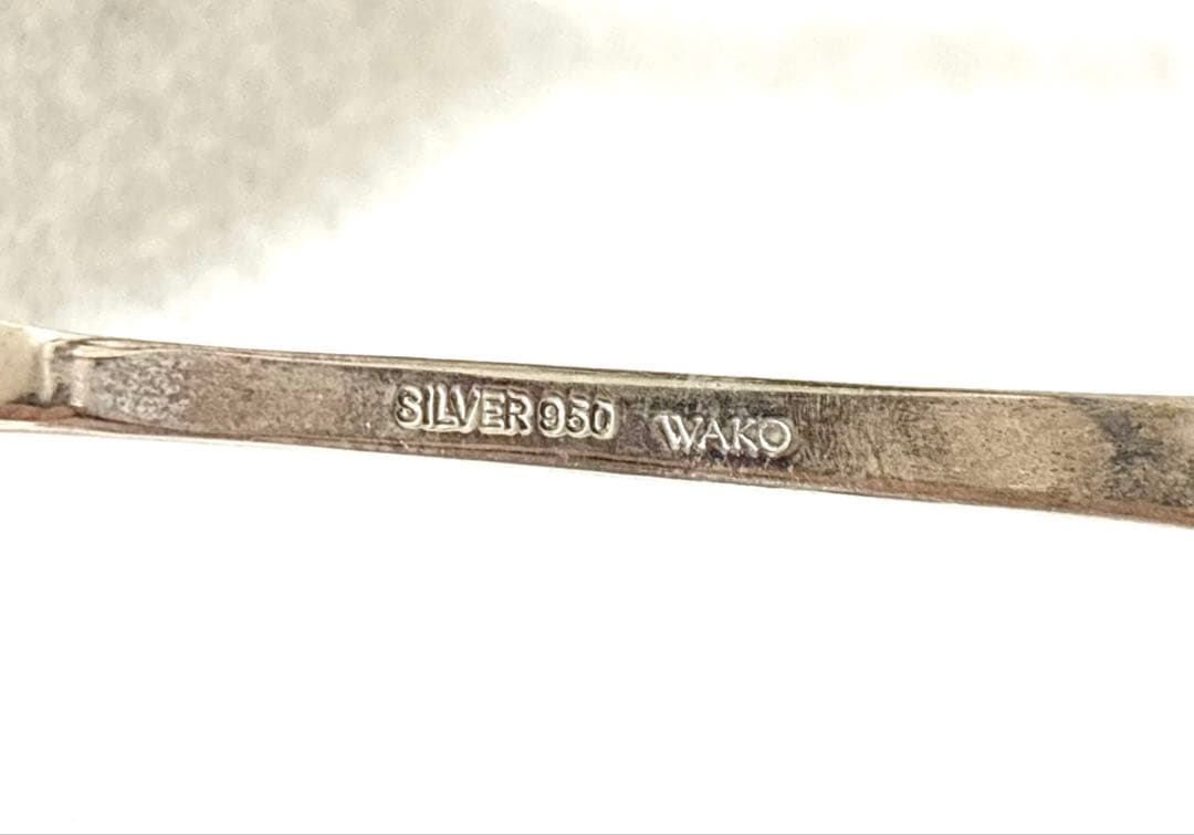 【シルバー950 3本】和光 カトラリー バターナイフ スプーン 希少