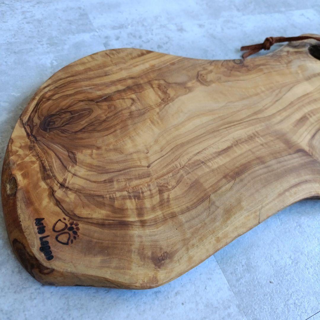 momoArte Legno カッティングボード オリーブウッ　38cm