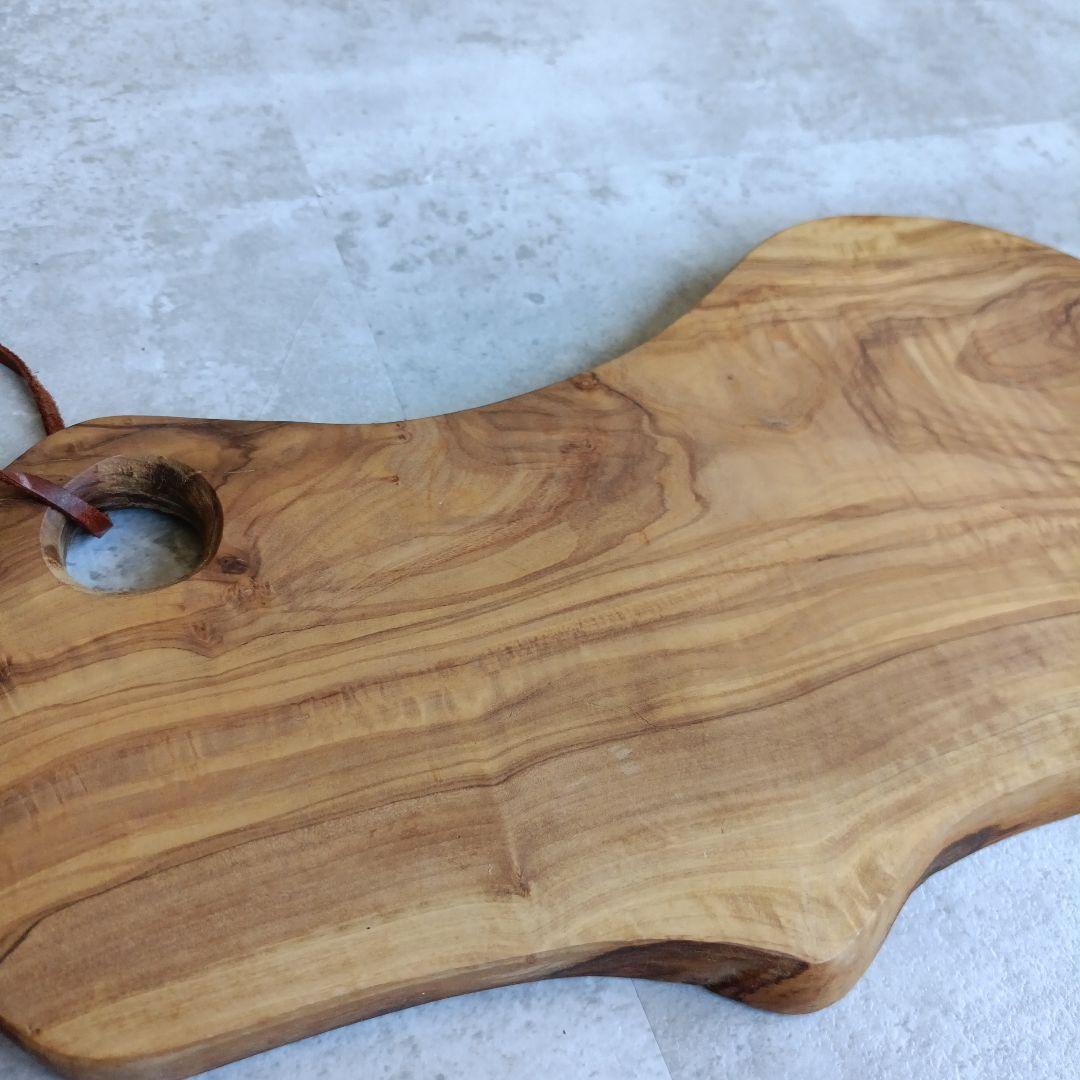 momoArte Legno カッティングボード オリーブウッ　38cm