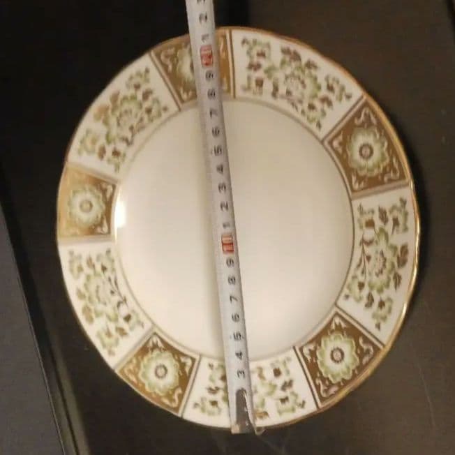 ロイヤルクラウンダービー グリーンダービーパネル ケーキプレート ⑦⑧