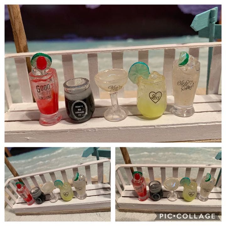 カワウソとーさん海辺のBARサンセットカクテル5点Cセット