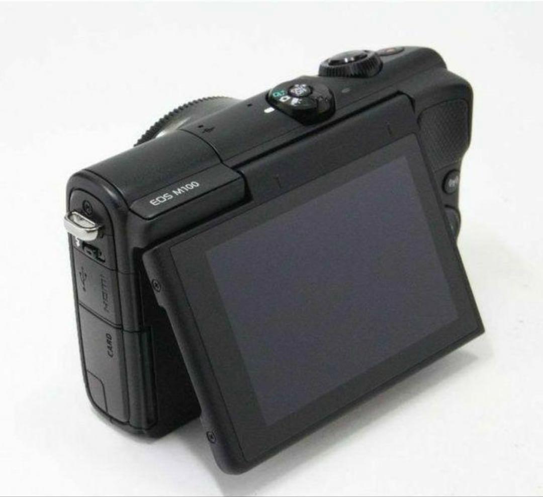 Canon EOS M100 ボディ ブラック+22mmブラック