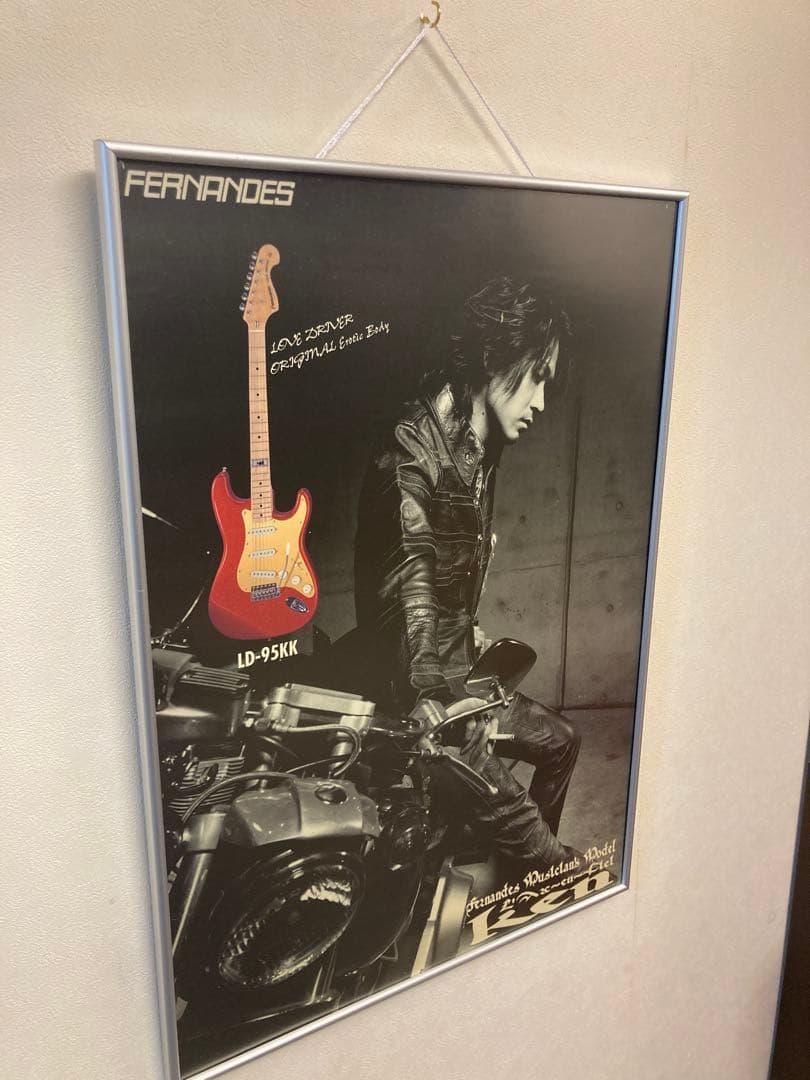 ラルク Ken ポスター B2モデル FERNANDES LD-95KK