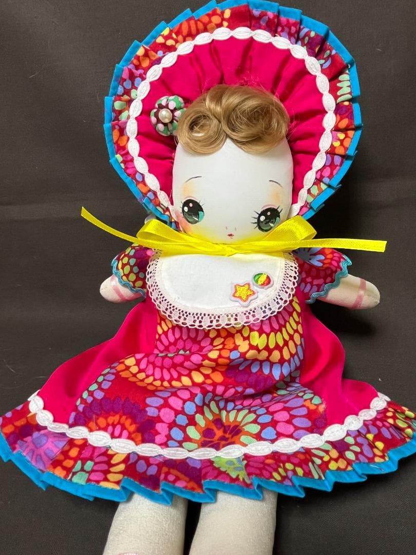 ◎値下げ！「一年さくら組」36cm文化人形・ヘロヘロ人形・昭和レトロ・手作り人形