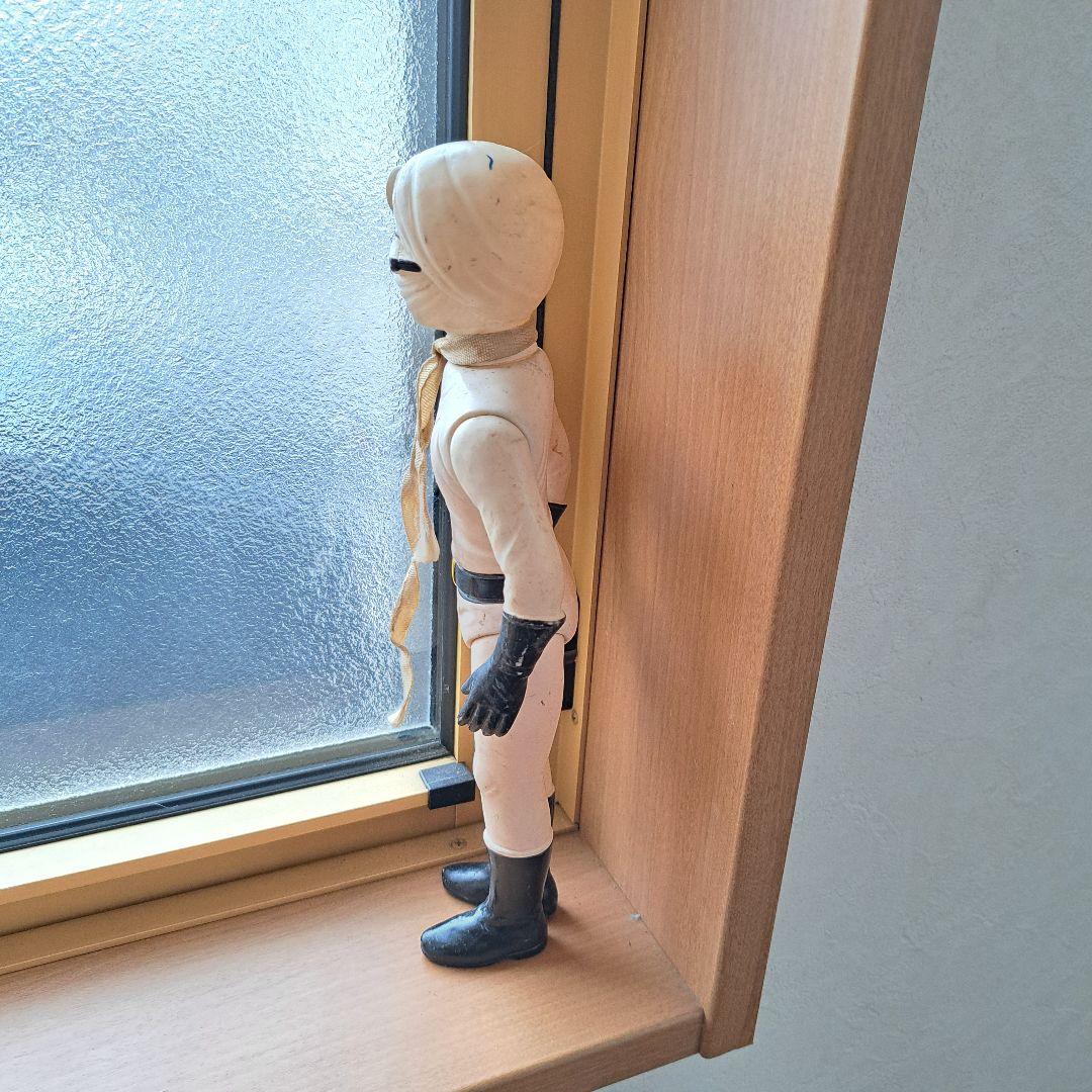 当時物　無版権　パチ　月光仮面　ソフビ　約30cm