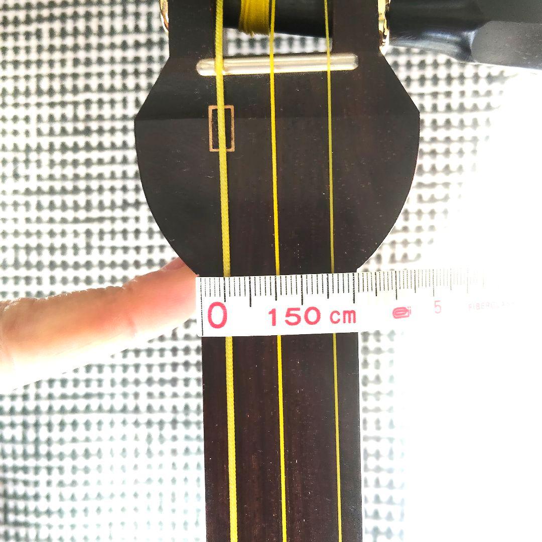 津軽三味線 紅木 丸打ち胴 トチあり 東さわり 仮継ぎ付き