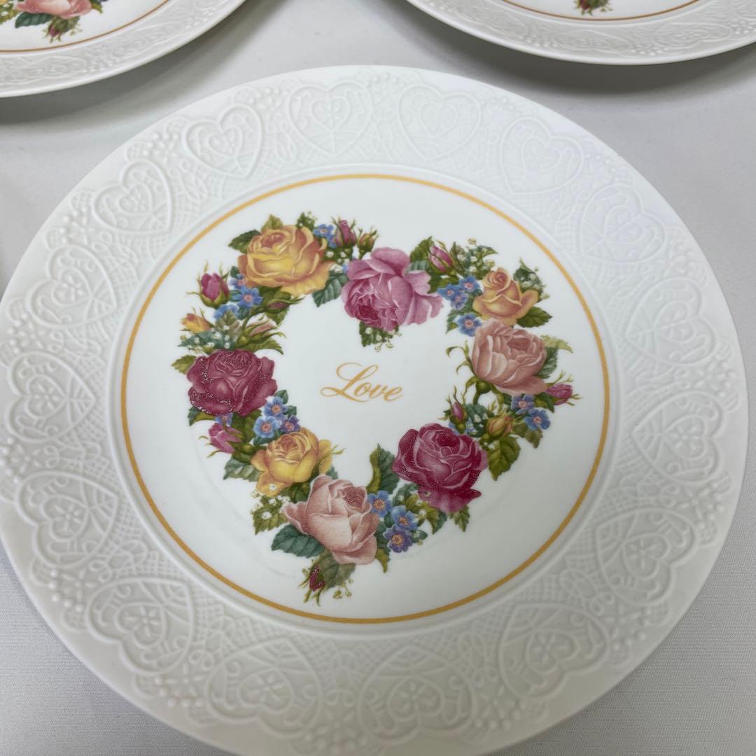 米エイボン　記念皿　皿　ローズ　薔薇柄