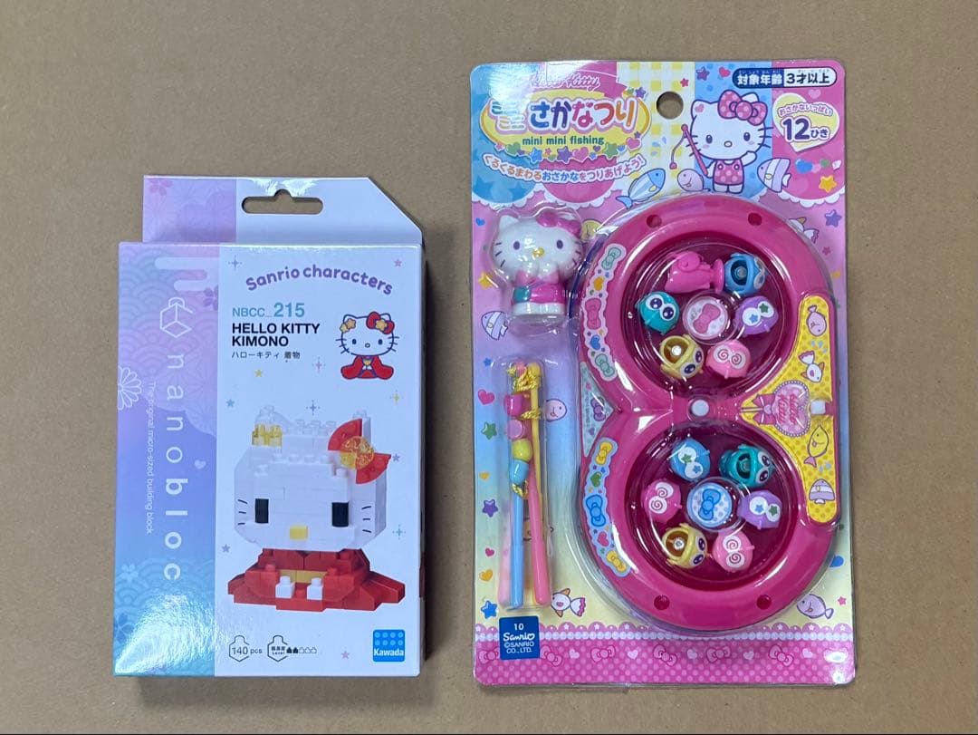 ハローキティ 8点セット ポーチ バニティ ナノ マスコット るろ剣 郵便局