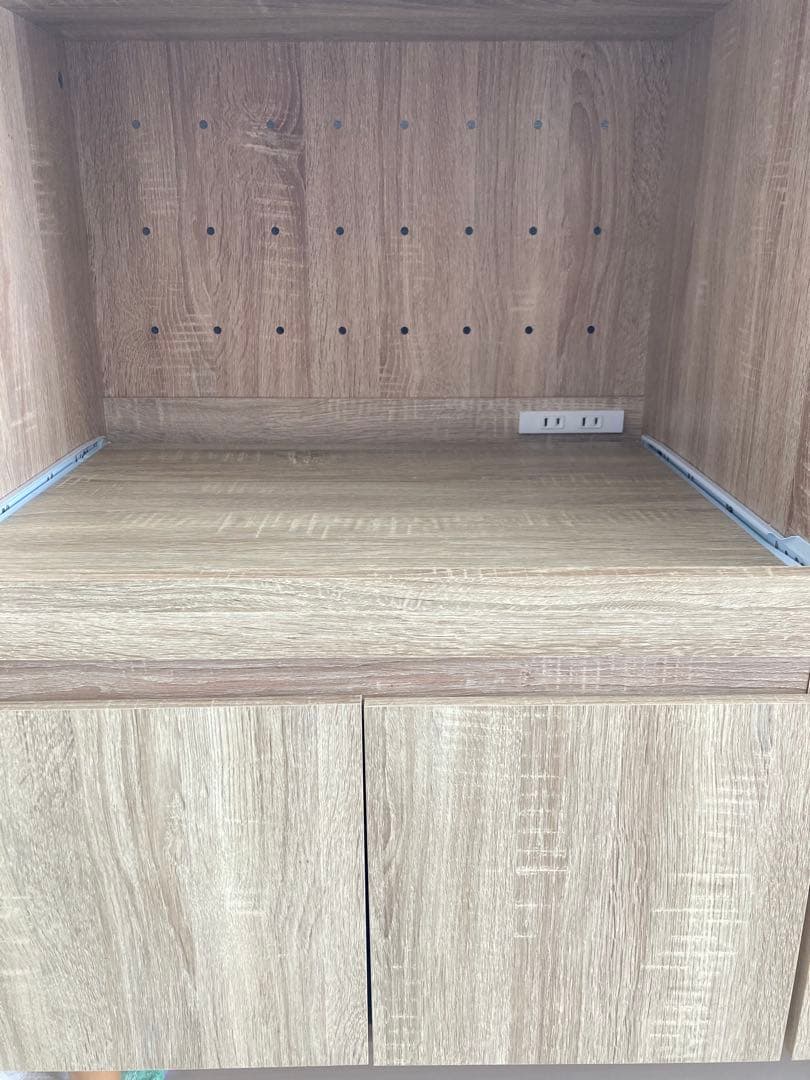 LOWYA 幅120 食器棚 レンジ台 引出しタイプ