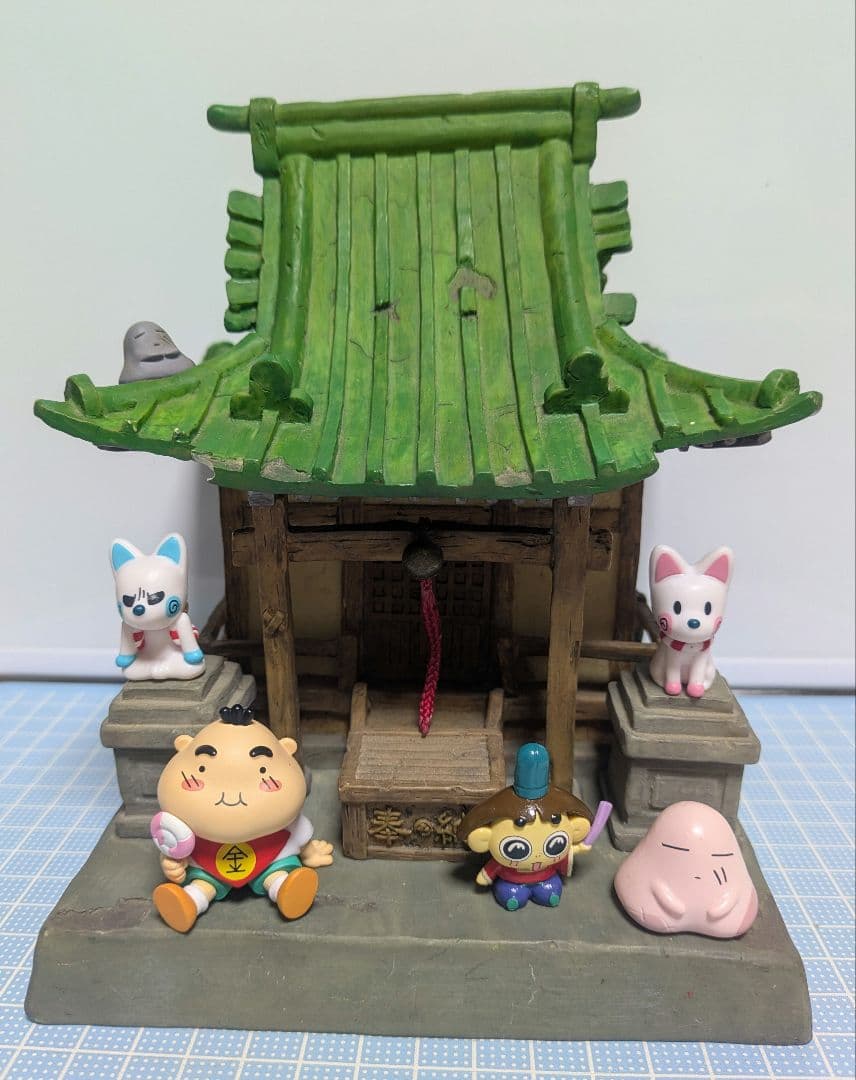 希少！激レア！Cute❣おじゃる丸　満願神社　貯金箱　フィギュア　ジオラマ