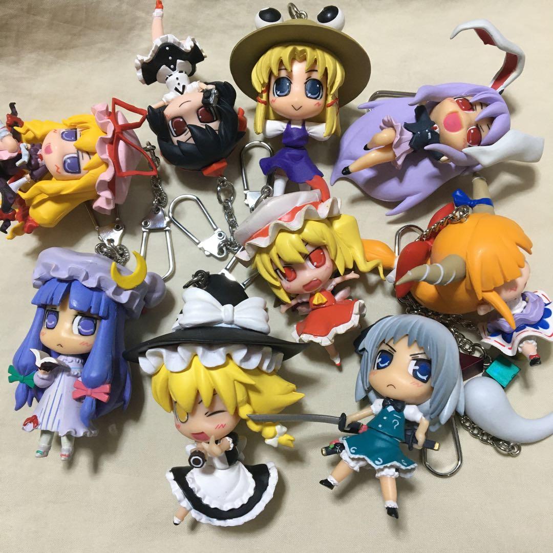 送料込み　東方project 東方　キーチェーン　フィギュア　グッズ　セット　9