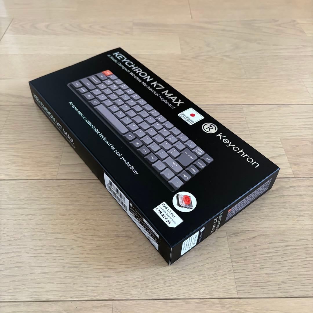 【国内正規品】Keychron K7 Max 赤軸 JISレイアウト