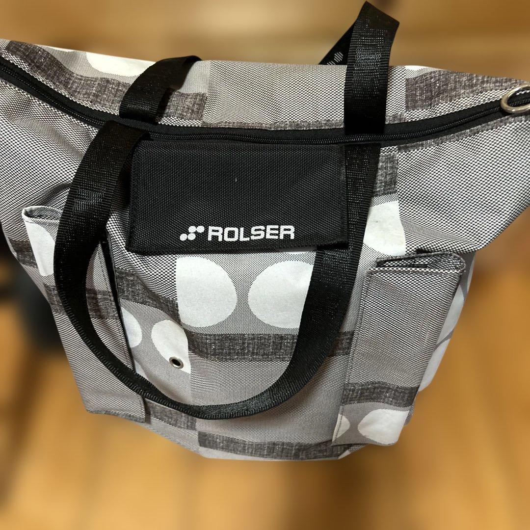 【大容量】ROLSER ショッピングカート キャリーカート 買い物 チェック柄