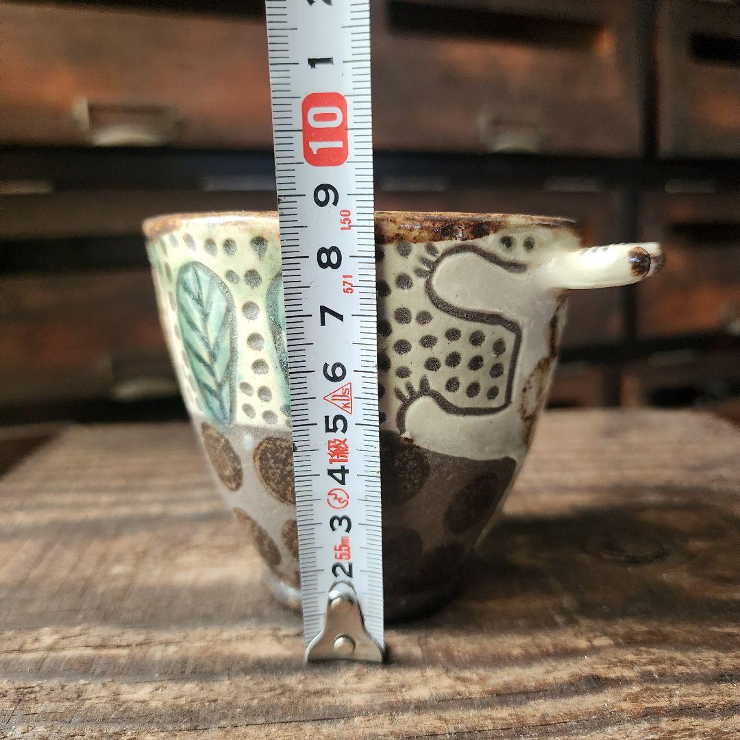 No.168　新品　やちむん　カップ&ソーサー