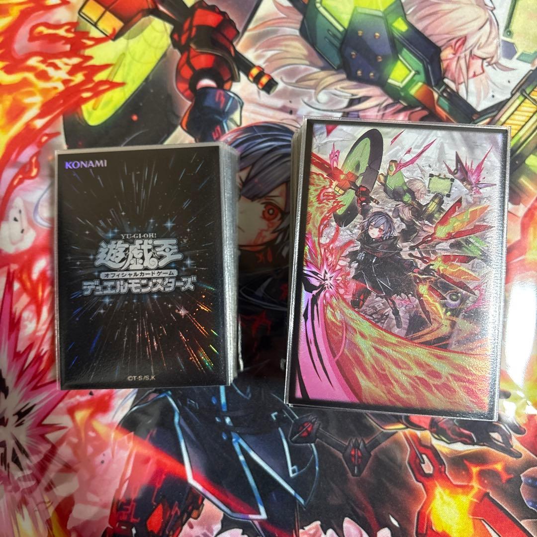 閃刀姫デッキ サプライ付き(プレイマット、スリーブ)