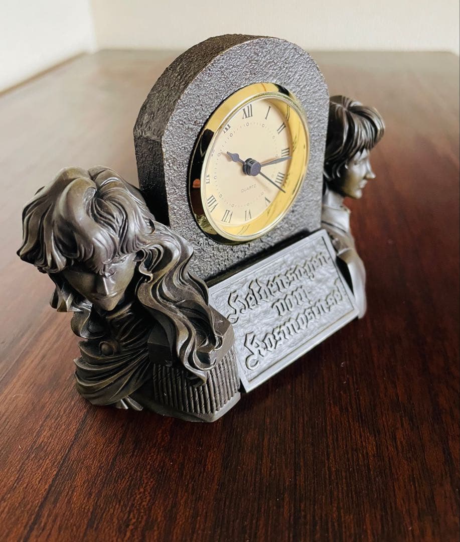 銀河英雄伝説非売品ノベルティ初回限定特典ラインハルト＆ヤン置時計　超美品ガイド付