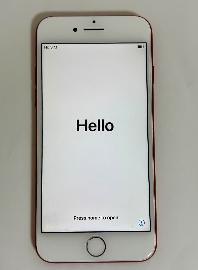 iPhone 7 128GB レッド SIMフリー 動作品　送料無料