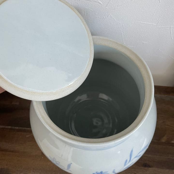茶道具　水差　印　露草