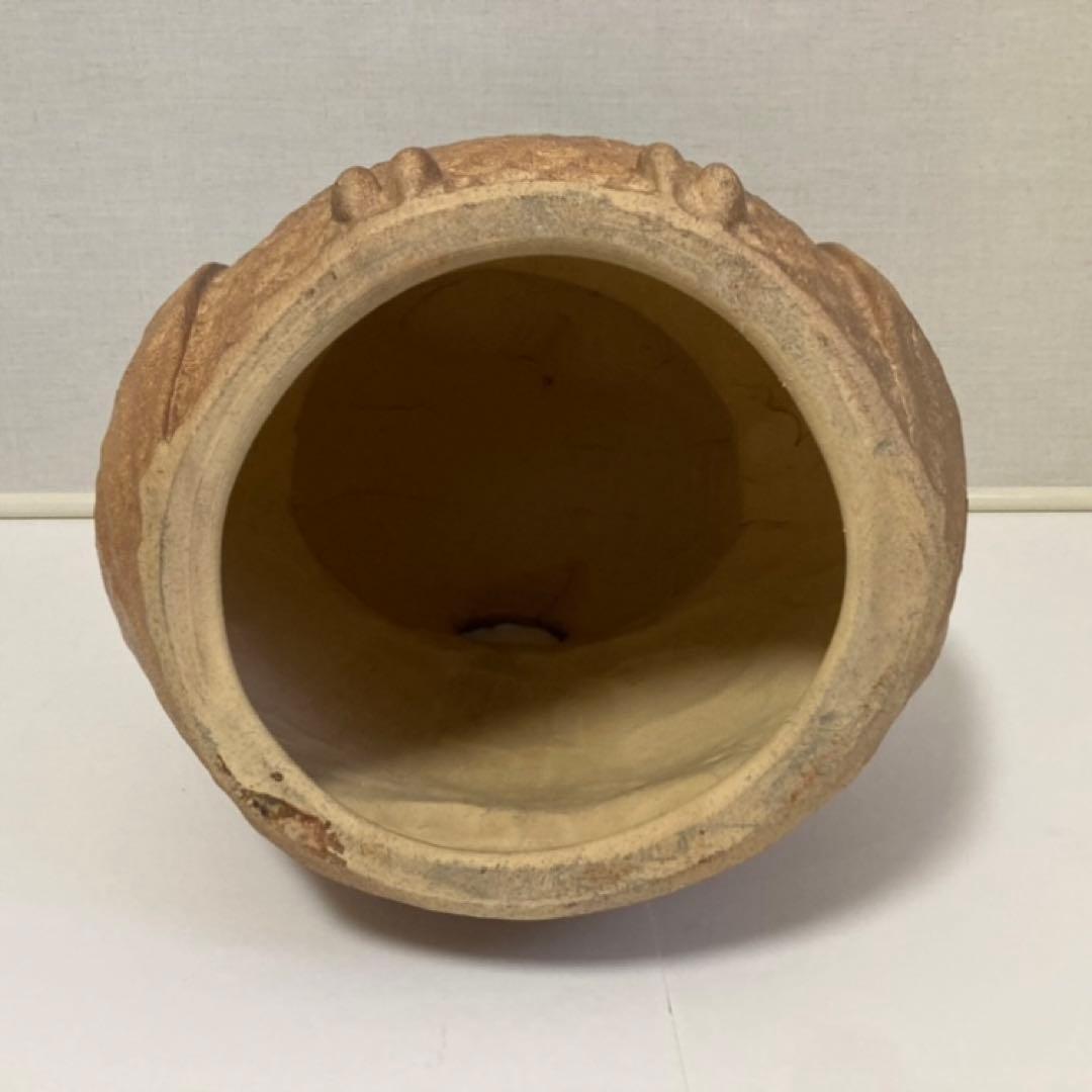 信楽焼 フクロウ 梟 鳥 陶器 大型 特大 和風 置物 インテリア レトロ