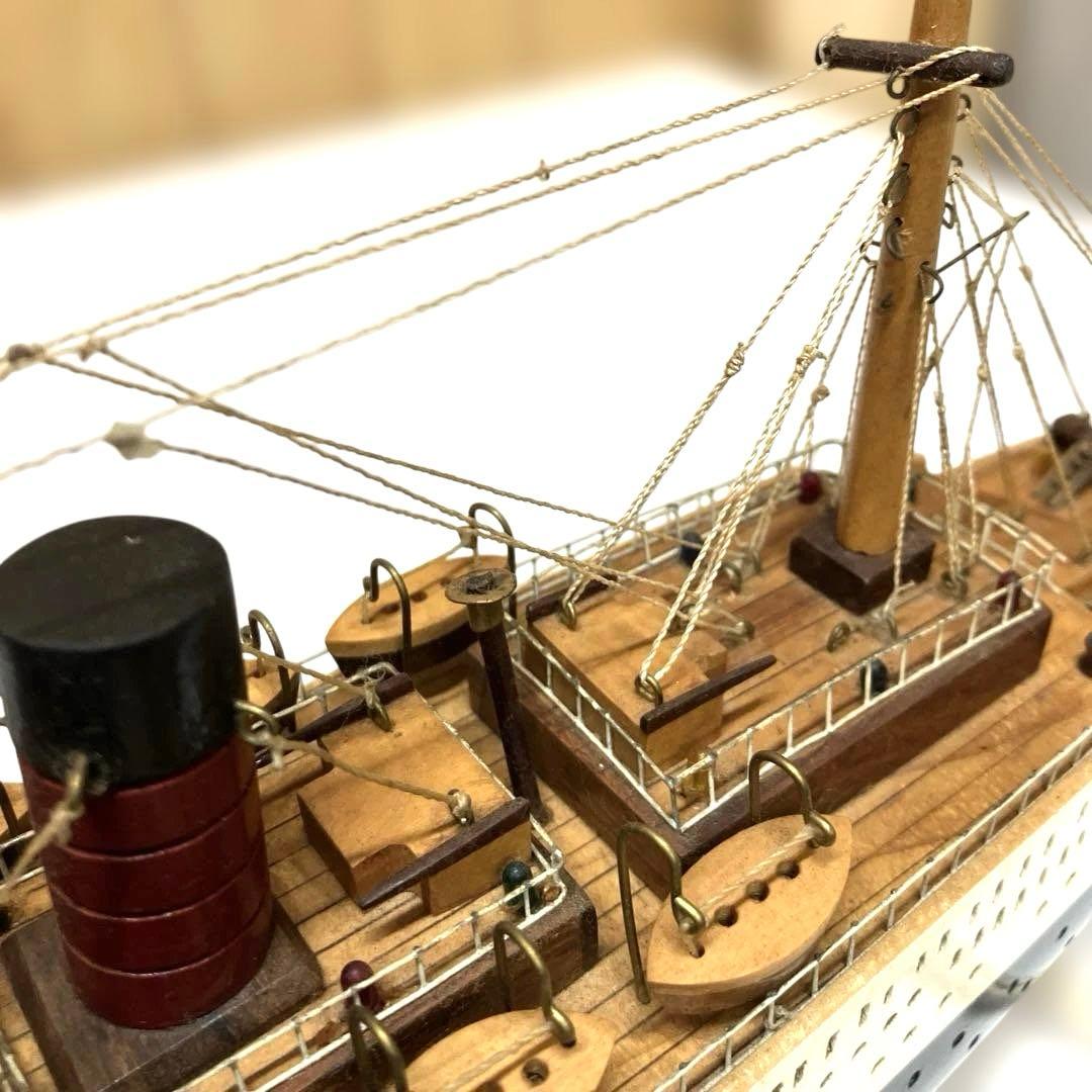 ESH033豪華客船「クイーン・メリー号」木製完成品模型