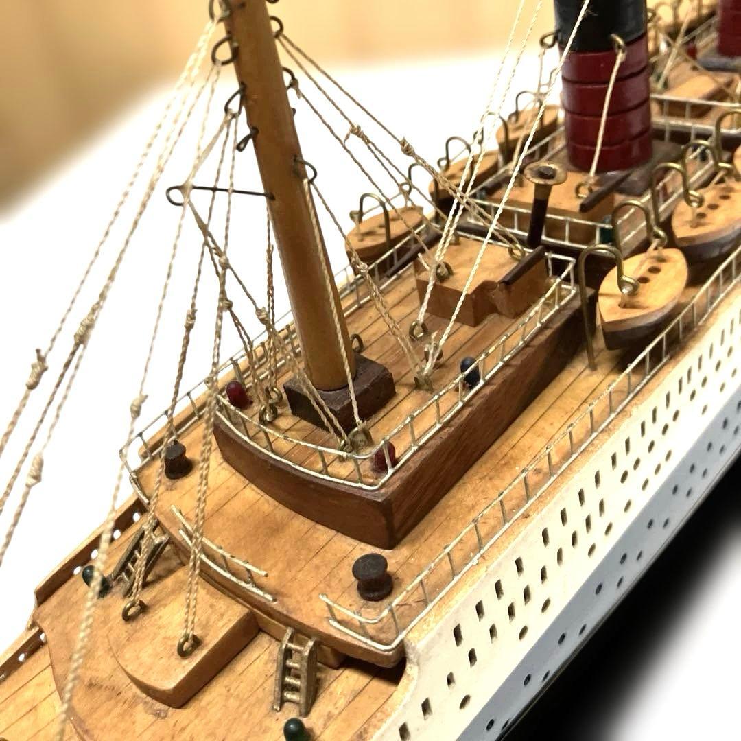 ESH033豪華客船「クイーン・メリー号」木製完成品模型