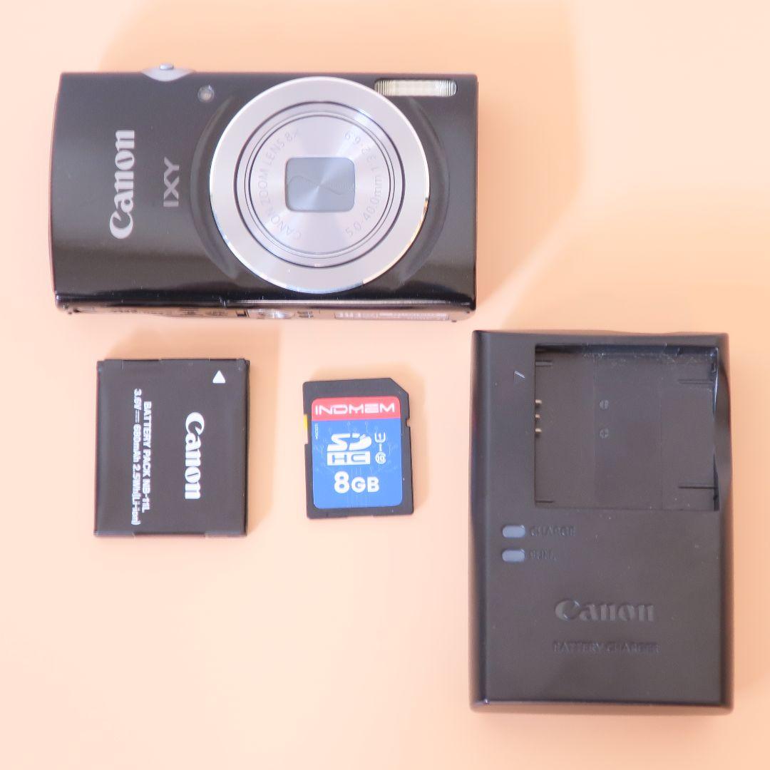 【美品/動作確認済】Canon IXY 120 ブラック オールドコンデジ