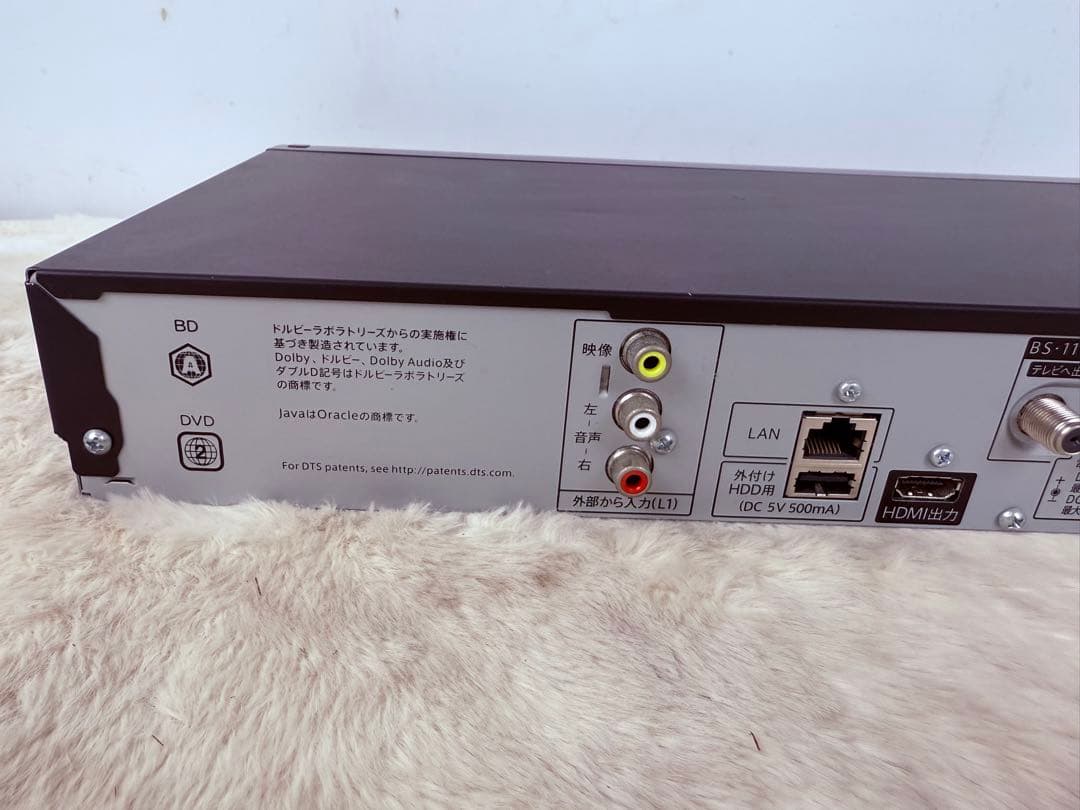 すぐに視聴♪SHARP BD-S580 Blu-rayレコーダーHDD500GB