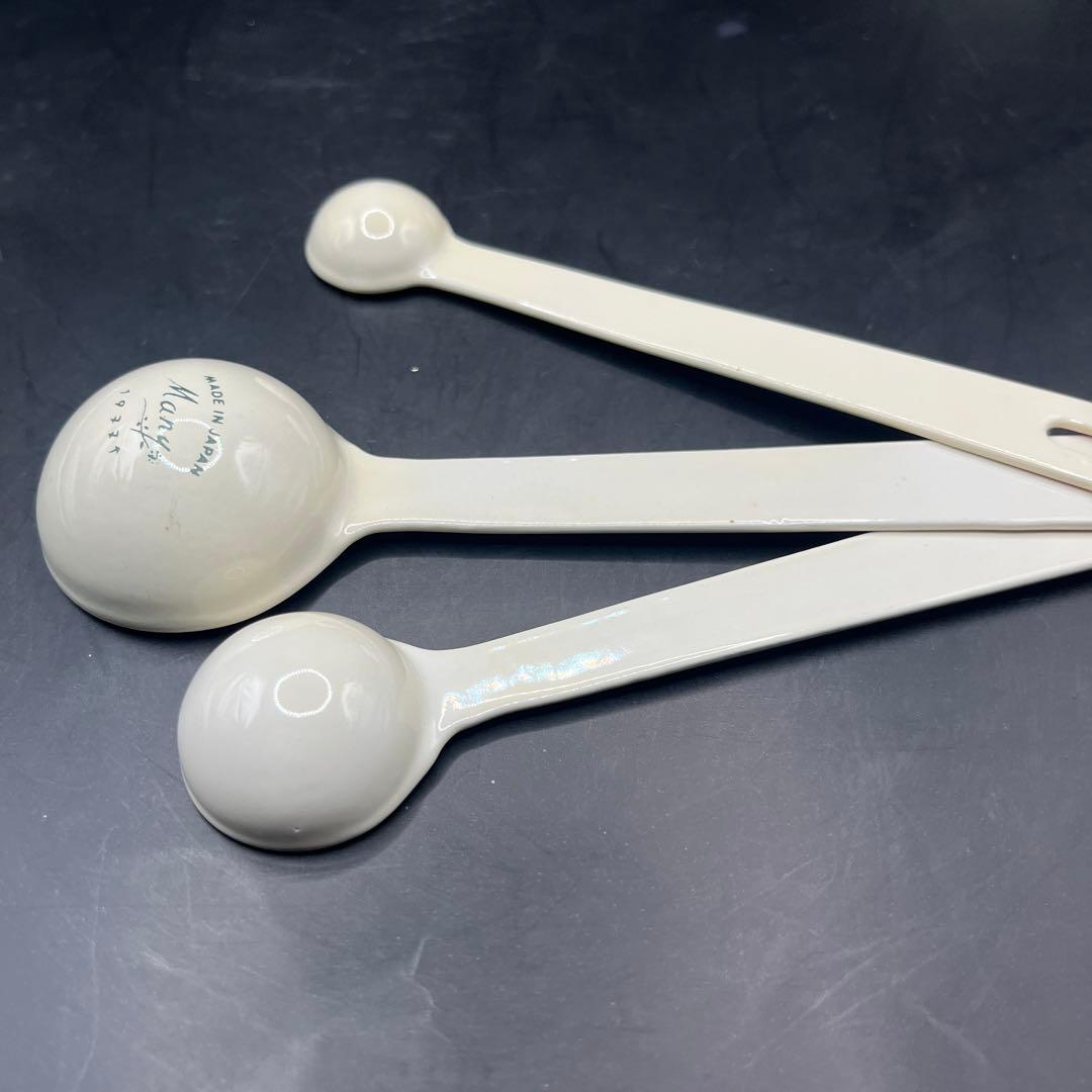 マニーローズ　琺瑯計量スプーン　取り分けスプーン　スパチュラ　パスタメジャー