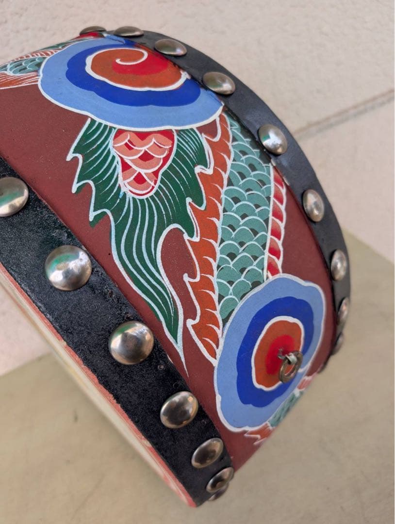 【リユース品】太鼓①　1尺3寸　38ｃｍ　両面太鼓　祭り　祭事