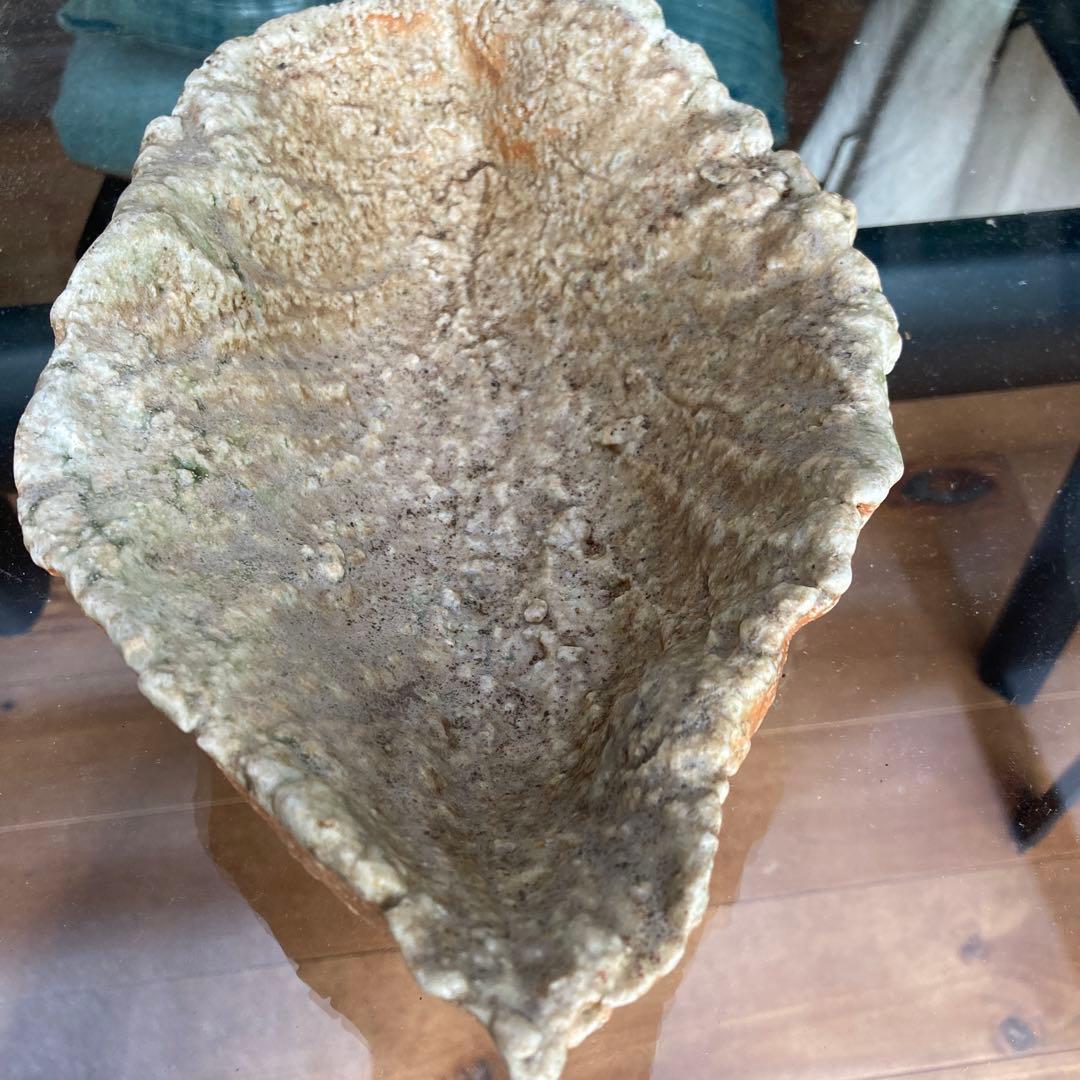 自然秞焼き締めの器