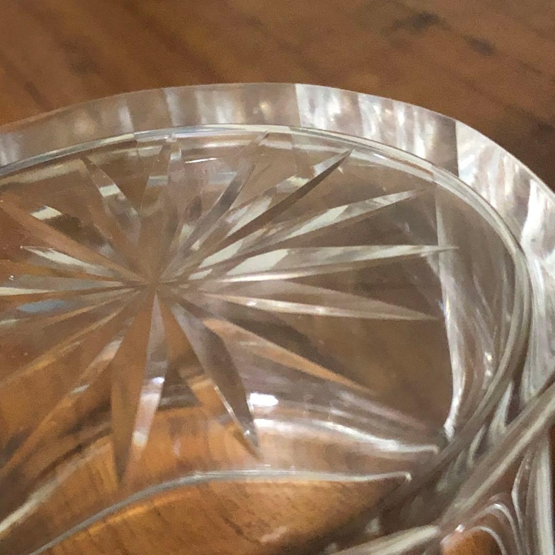 ◆488◆アンティーク ビンテージ 銀色蓋付ガラス小物入れ box