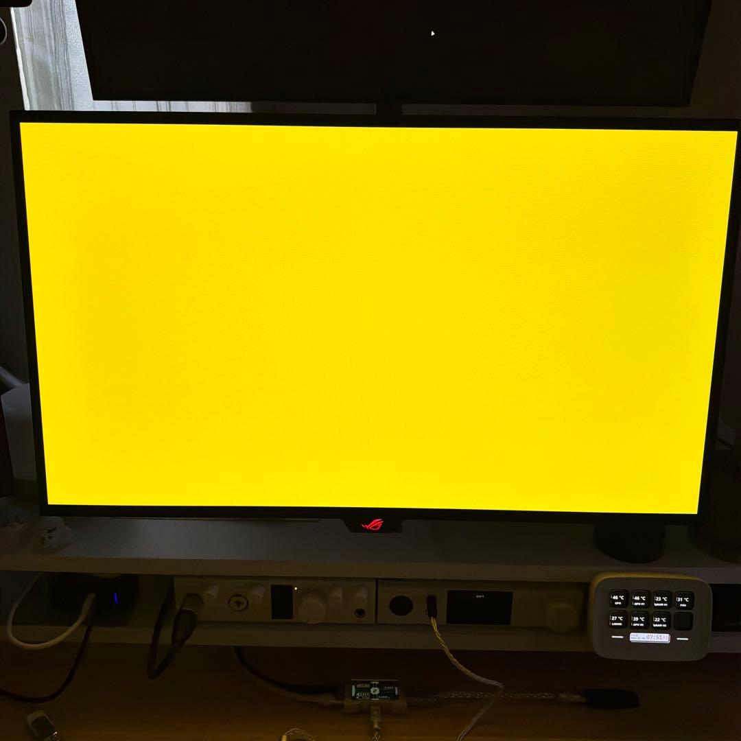 ばりROG SWIFT OLED PG27AQDP 480Hz モニター