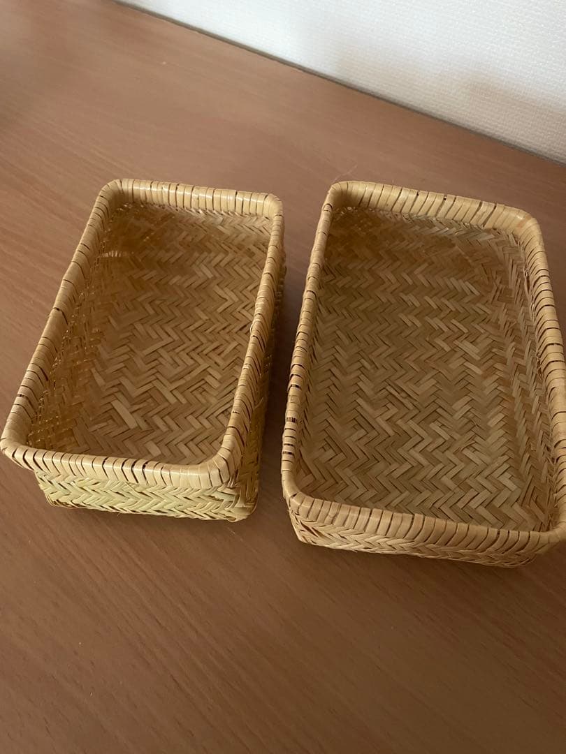 岩手　竹かご　3点セット