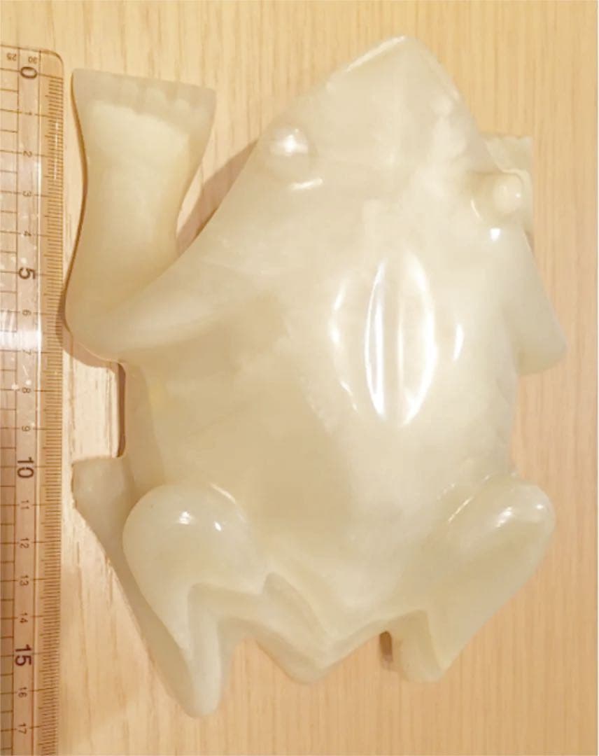 巨大 和田玉 翡翠 置物 文鎮?