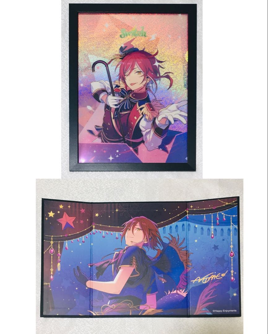 【逆先夏目】あんスタ おまんじゅう コスマス 缶バッジ 紙類 まとめ