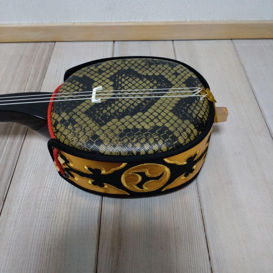 三味線本体 黒・金・赤