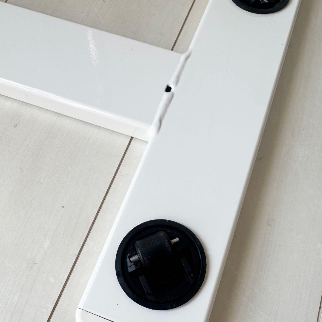 IKEA 昇降式 デスク ＆ パソコン チェア セット 白 ホワイト 疲労軽減